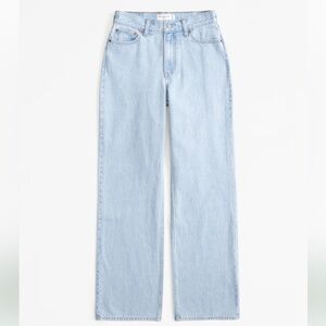 Abercrombie Curve Love High Rise Loose Jeans - Long length